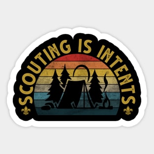 scouting scout leader Sticker